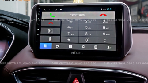 Màn hình DVD Android liền camera 360 xe Hyundai Santafe 2019 - 2020 | Elliview S4 Premium
